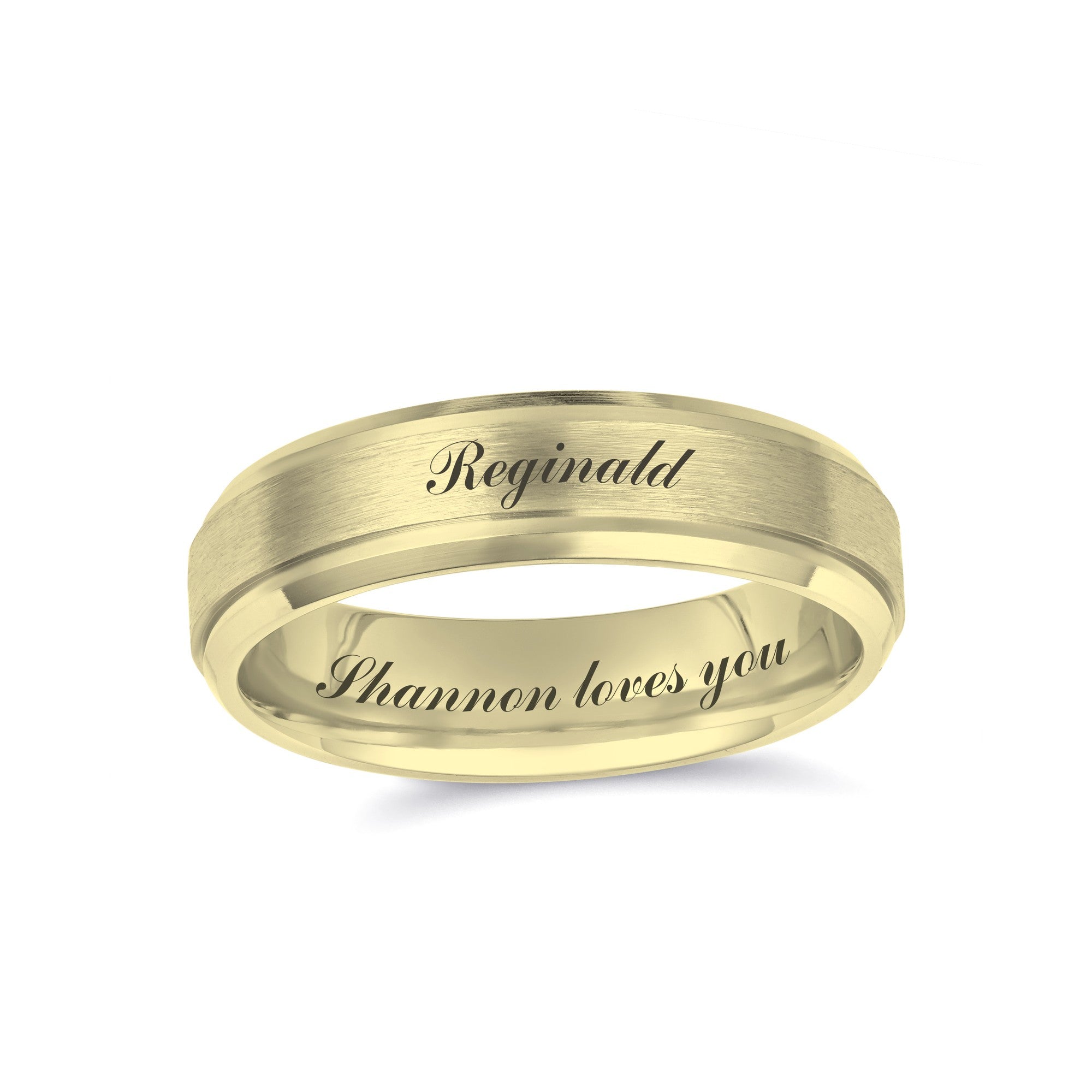 Engravable Men's Ring (2 Lines)