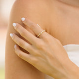 Gold Filled Pear Eternity Band