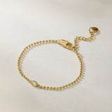 Gold Filled Diamond Oval Set
