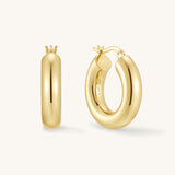 Gold Filled Chunky Hoops