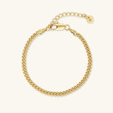 Gold Filled Curb Chain Bracelet