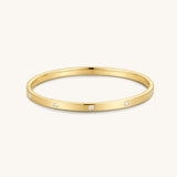 Gold Filled Diamond Bangle