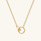 Gold Filled Interlocking Necklace