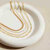 Gold Filled Herringbone Necklace