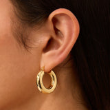 Gold Filled Chunky Hoops