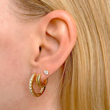 Free CZ Stud Earrings