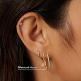 Triple Hoop Set