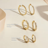 Triple Hoop Set