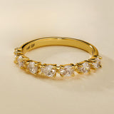 Gold Filled Pear Eternity Band