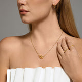 Gold Filled Interlocking Necklace