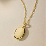 Oval Locket Necklace