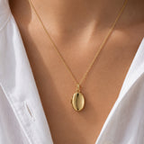 Oval Locket Necklace