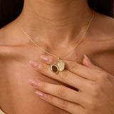 Oval Locket Necklace