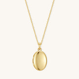 Oval Locket Necklace