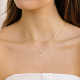 Diamond Letter Necklace