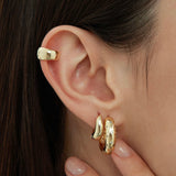Gold Filled Sparkle Hoops