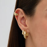 Gold Filled Sparkle Hoops
