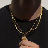 Saint Christopher Gold Rope Set