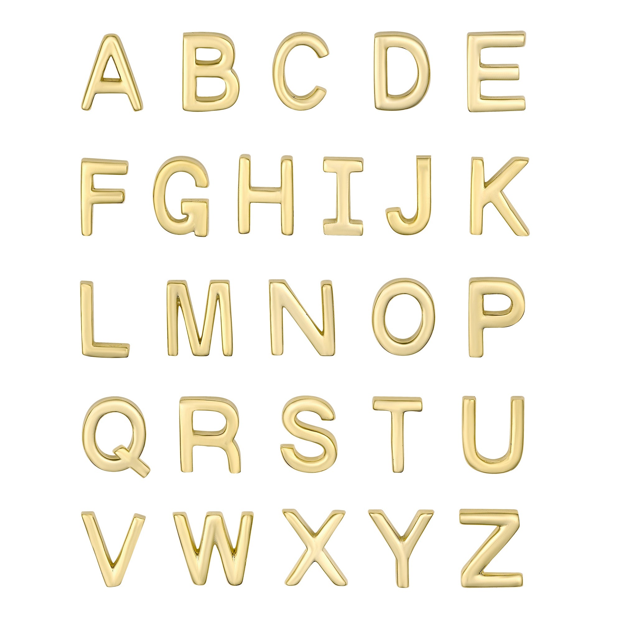 10k Gold Alphabet Necklace