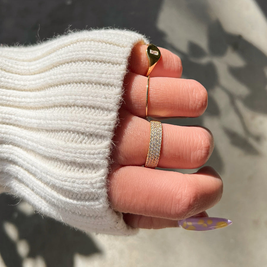 Pave Cigar Band