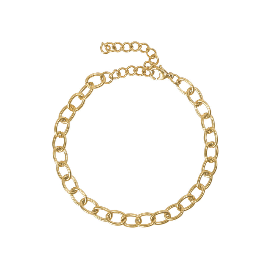 Oval Link Bracelet (6899637387430)