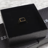 Black Onyx Signet Ring