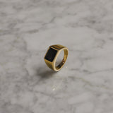 Black Onyx Signet Ring