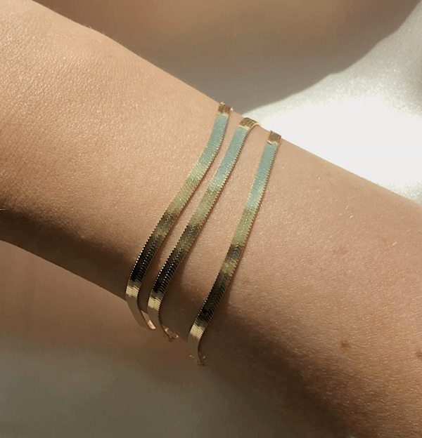 herringbone bracelet (5545822290086)