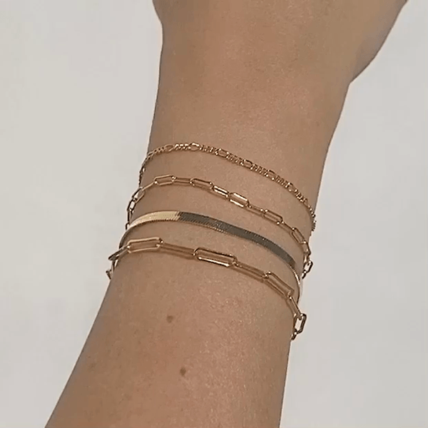 Small Paperclip Bracelet (4497992384647)
