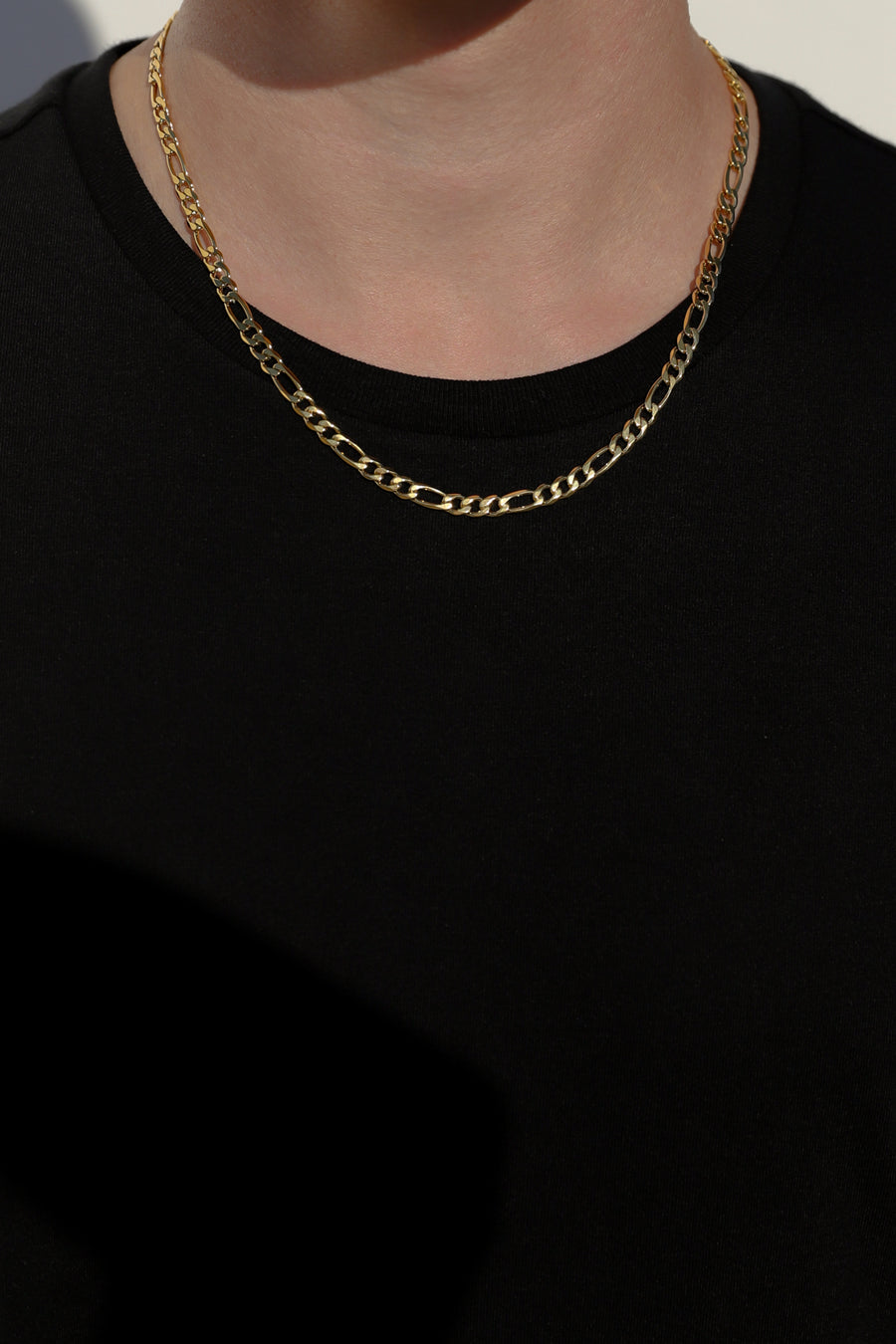 5mm Figaro Chain Necklace (6883450126502)