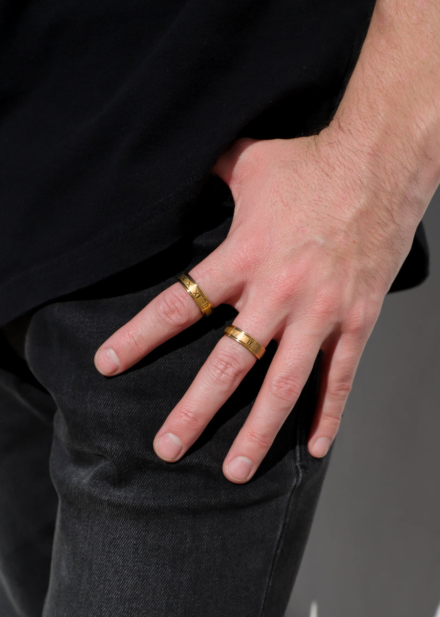 roman numeral ring (6883452059814)