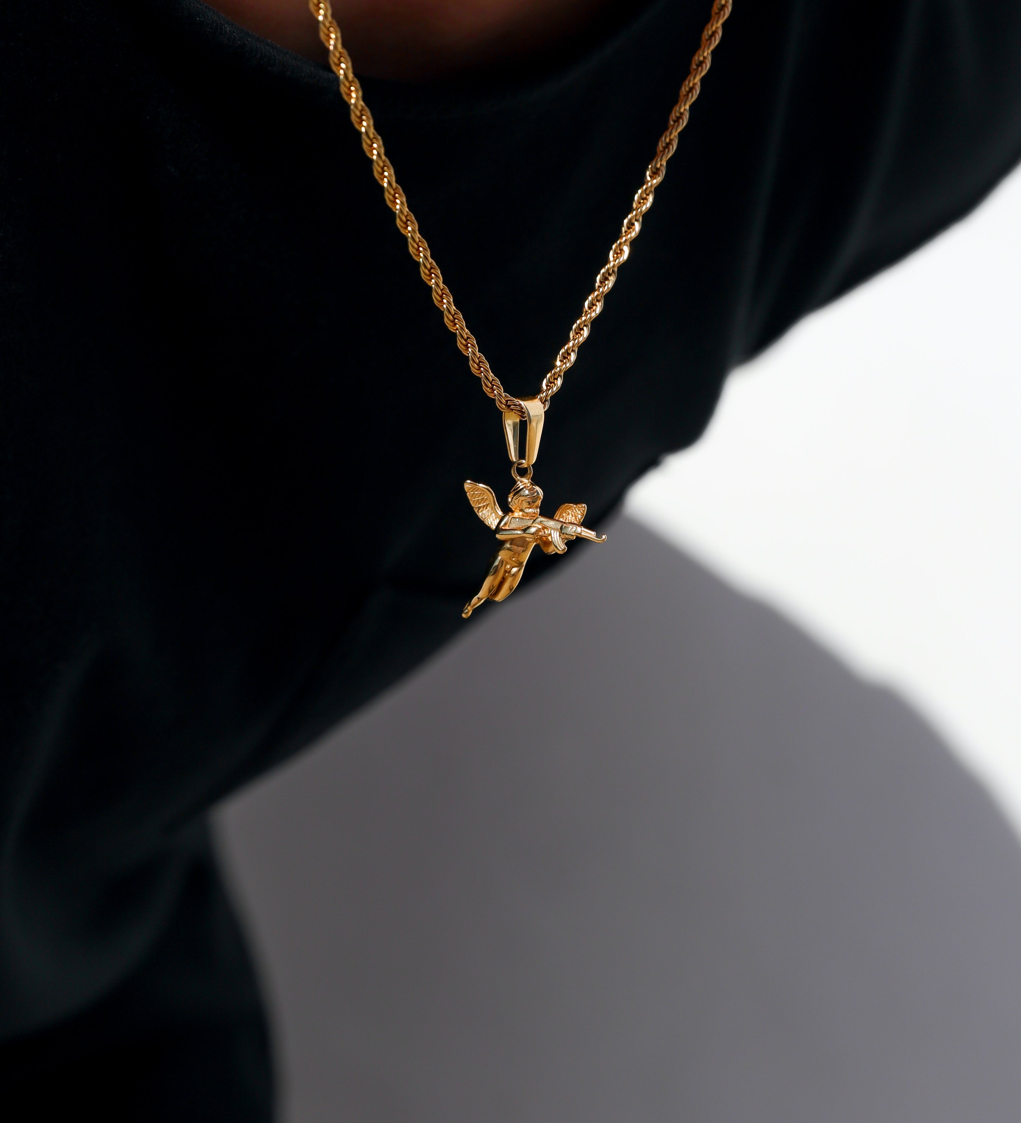 Cupid Pendant Necklace