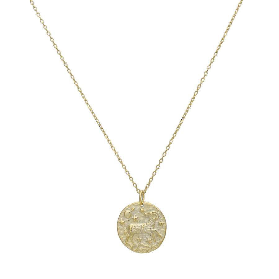 Zodiac Coin Necklace (6109503422630)