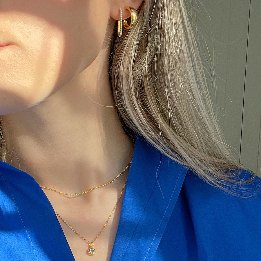 Large Oval Hoops