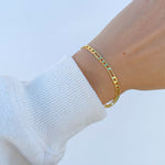 Gold Filled Figaro Bracelet (5761493467302)