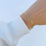 Gold Filled Figaro Bracelet (5761493467302)