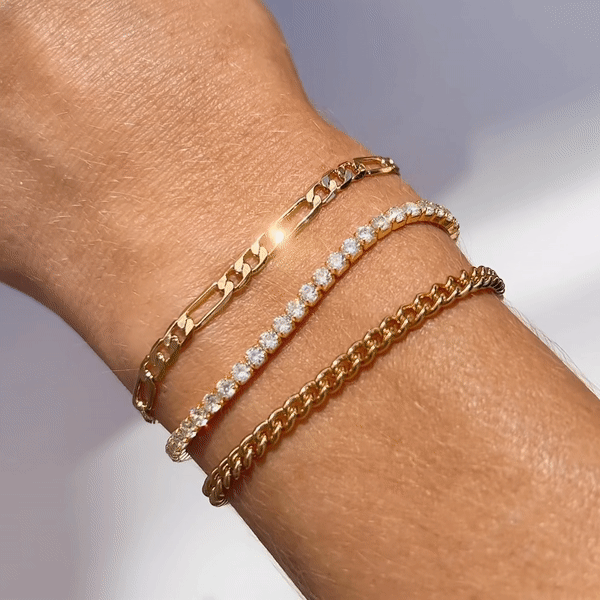 Gold Filled Figaro Bracelet