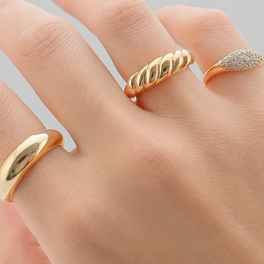 croissant dome ring (5364507836582)