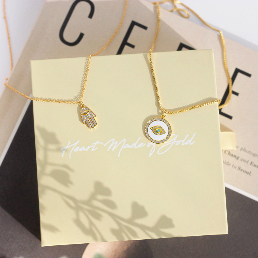 Hamsa Necklace (3934917689442)