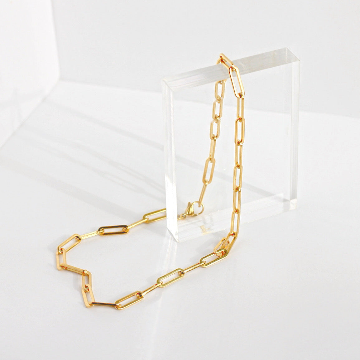 Large Paperclip Necklace (6027954847910)