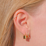 lock hoop earrings (6055830782118)