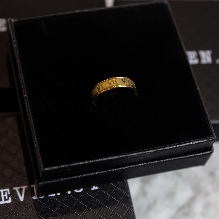roman numeral ring (6883452059814)