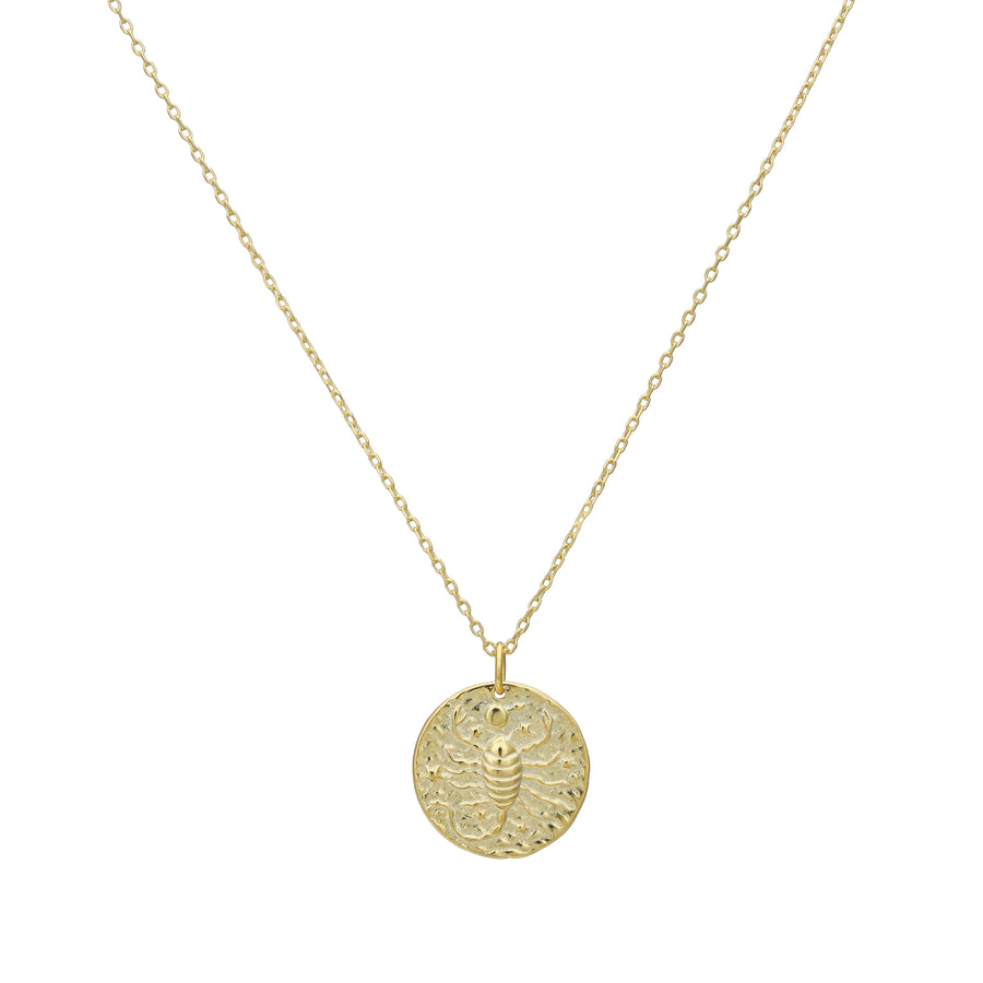 Zodiac Coin Necklace (6109503422630)