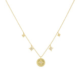 Celestial Star Necklace (4860637413511)