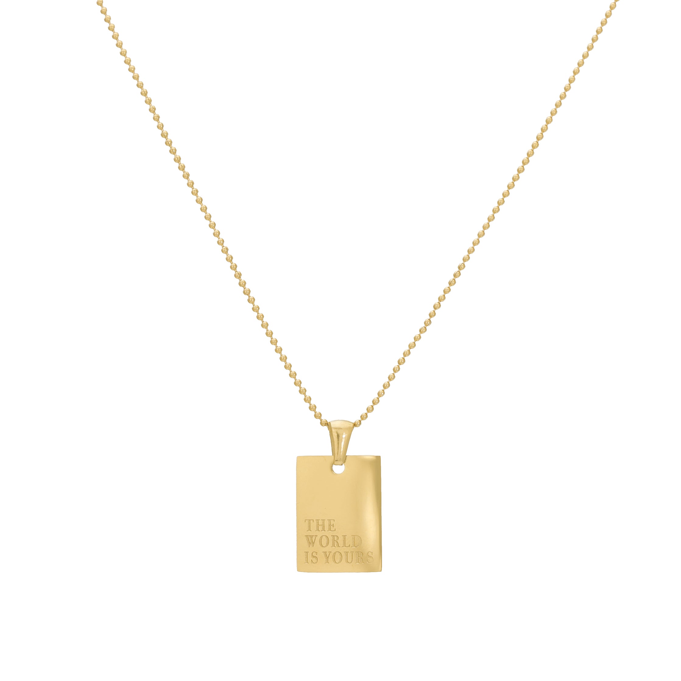 Tag Pendant Necklace (6702249836710)