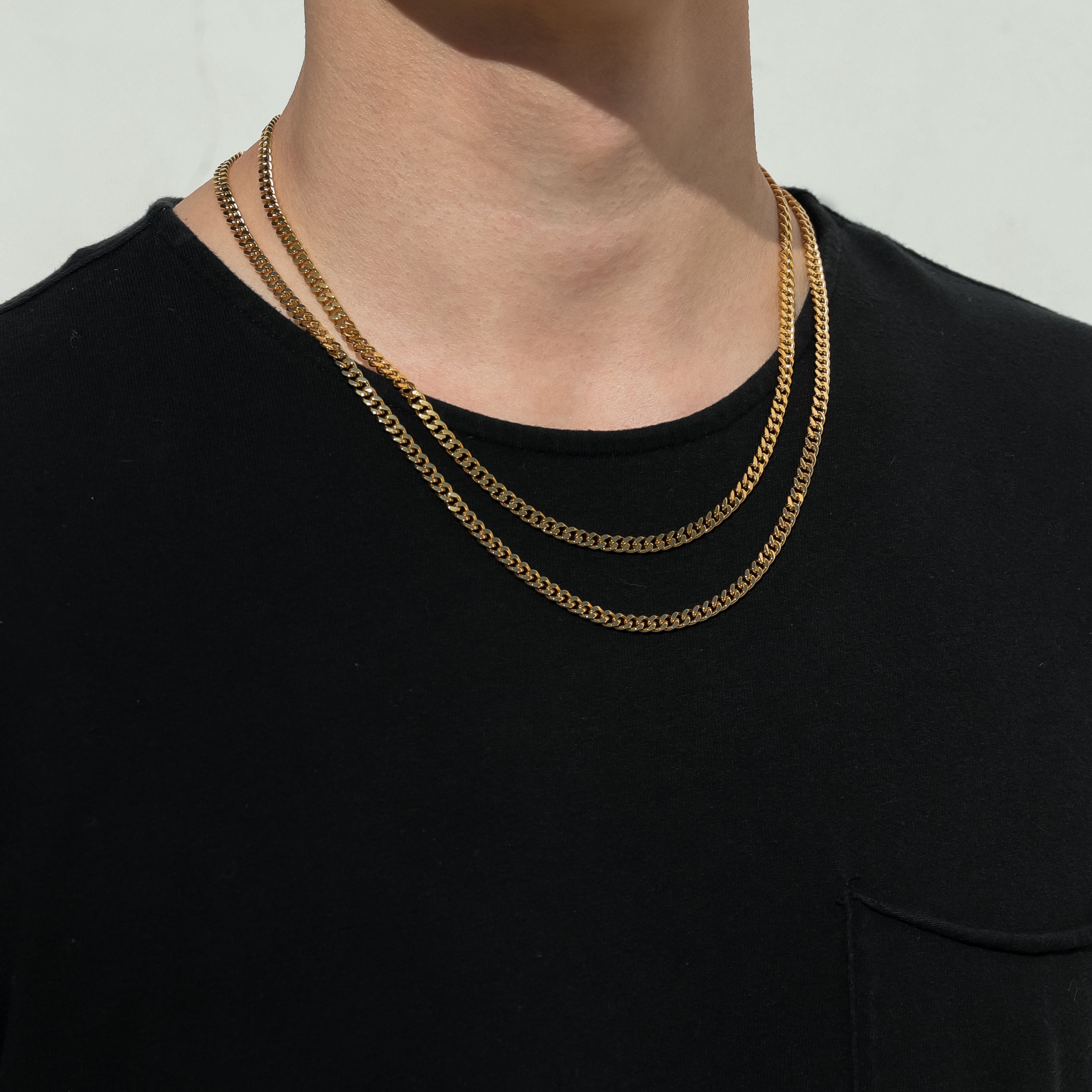 4.5mm Cuban Link Chain – Heart Made of Gold 4.5mm Cuban Link Chain – Heart Made of Gold