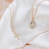 virgin mary necklace (2057707716706)