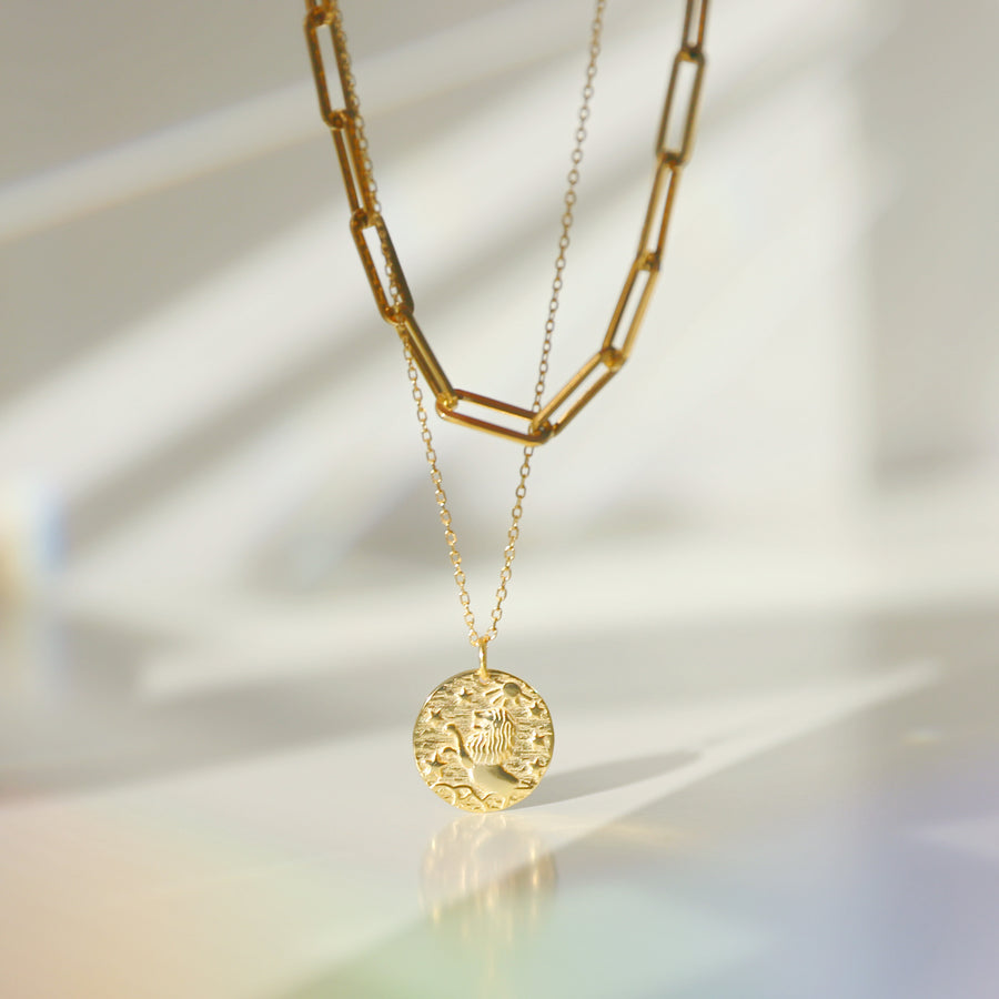 Zodiac Coin Necklace